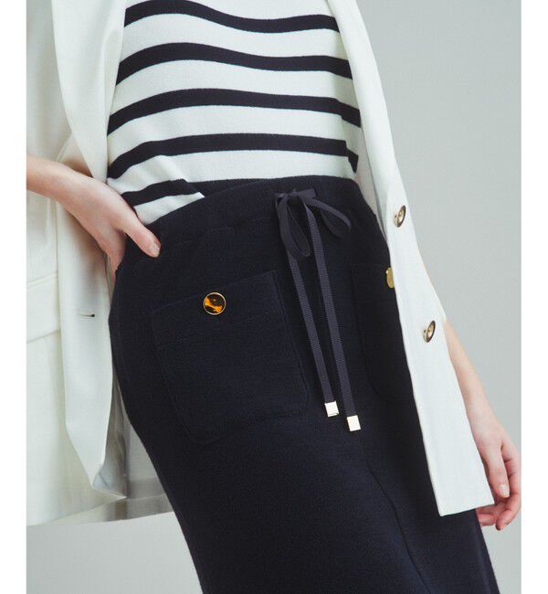  「ソフトパイルロングスカート」|スカート|