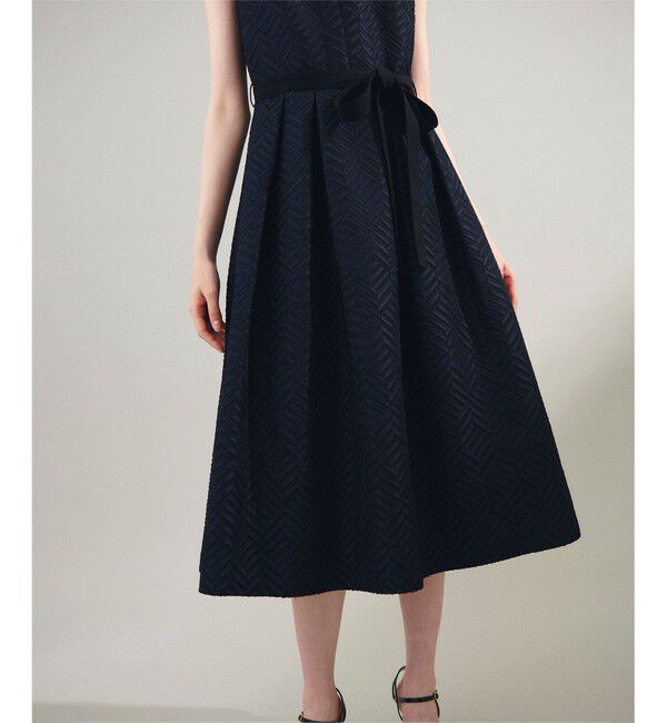 Grace Class「キカジャガードタックドレス」|ドレス|