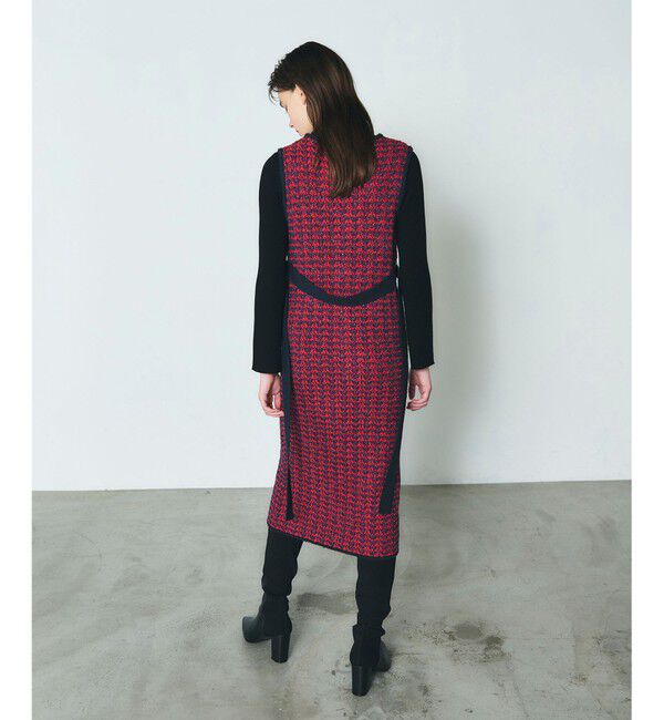 Diagram「バイカラージャガードニットワンピース」|ワンピース|