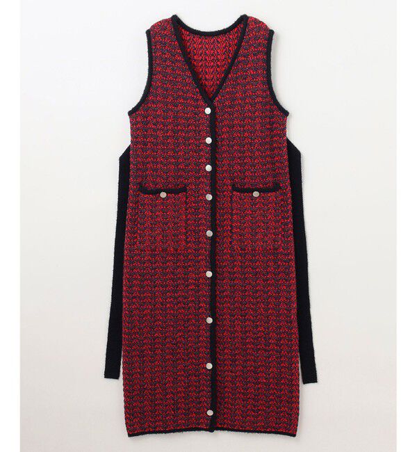 Diagram「バイカラージャガードニットワンピース」|ワンピース|