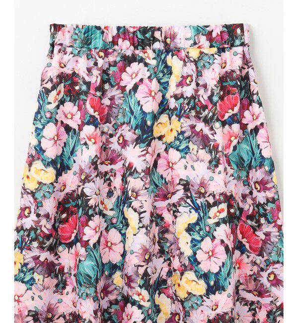 GRACE CONTINENTAL「グラデフラワープリントスカート」|スカート|