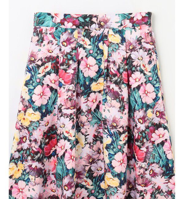 GRACE CONTINENTAL「グラデフラワープリントスカート」|スカート|