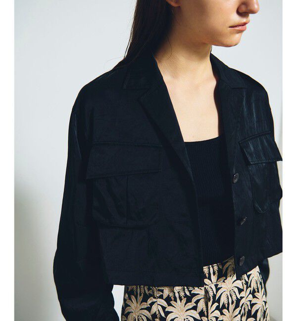 Grace Class「クロップドミリタリージャケット」|ミリタリージャケット|