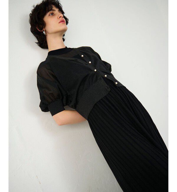 Diagram「ラメシアードルマンニットカーディガン」|カーディガン|