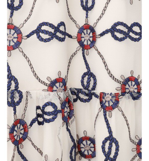 Diagram「マリン刺繍チュールワンピース」|ワンピース|