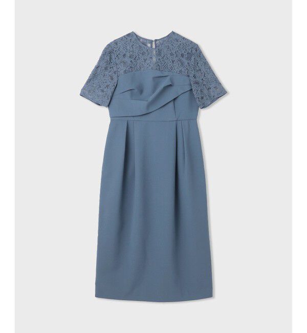 GRACE CONTINENTAL「タックドレープコクンドレス」|ドレス|