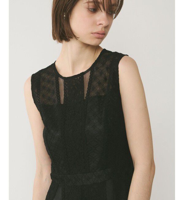  「レースパッチワークドレス」|ドレス|