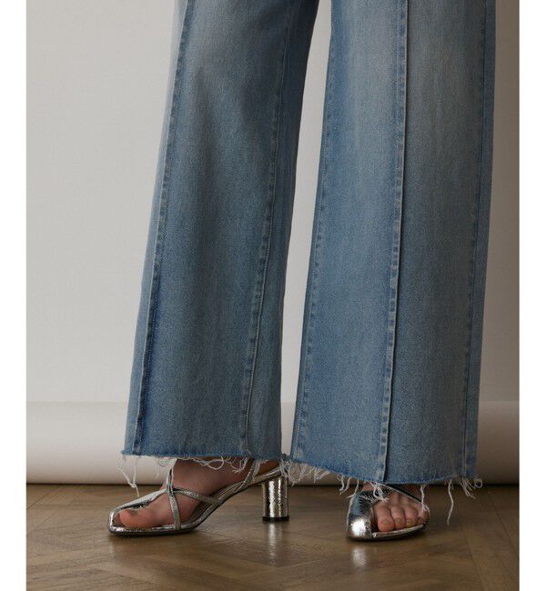  「コンビデニムワイドパンツ」|デニム|