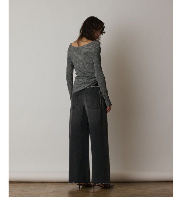  「コンビデニムワイドパンツ」|デニム|