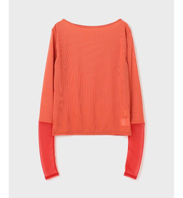  「シアーアセテートカットトップ」|Tシャツ・カットソー|