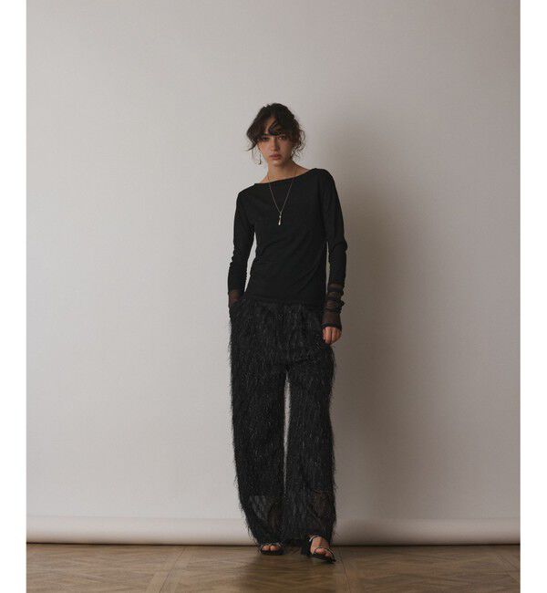  「シアーアセテートカットトップ」|Tシャツ・カットソー|