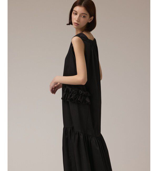 Diagram「サイドフリルタフタワンピース」|ワンピース|