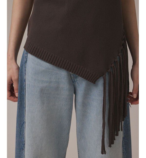 Diagram「フリンジイレヘムニットトップ」|ニット・セーター|