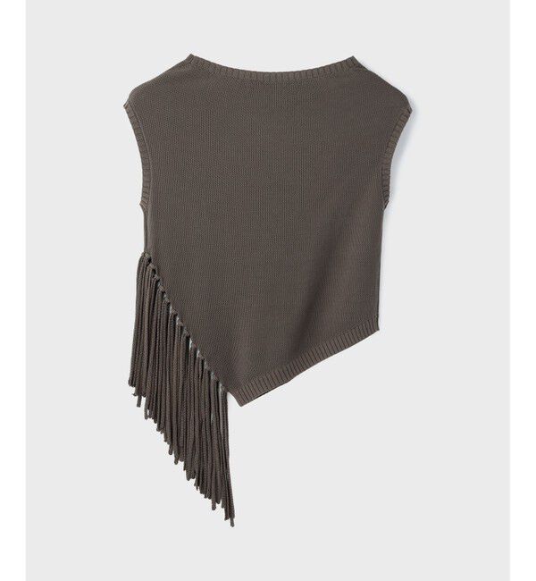 Diagram「フリンジイレヘムニットトップ」|ニット・セーター|