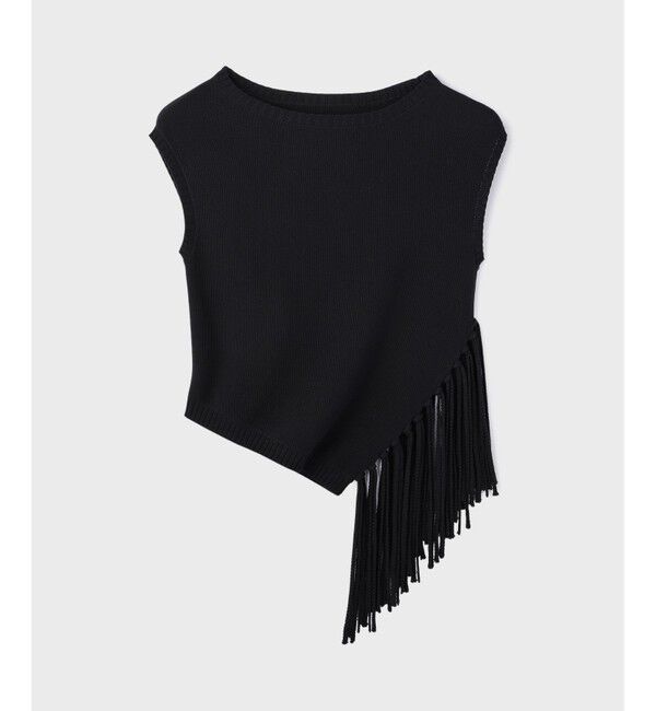 Diagram「フリンジイレヘムニットトップ」|ニット・セーター|