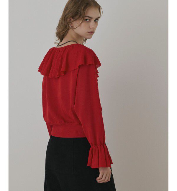 Diagram「フリルニットカーディガン」|カーディガン|