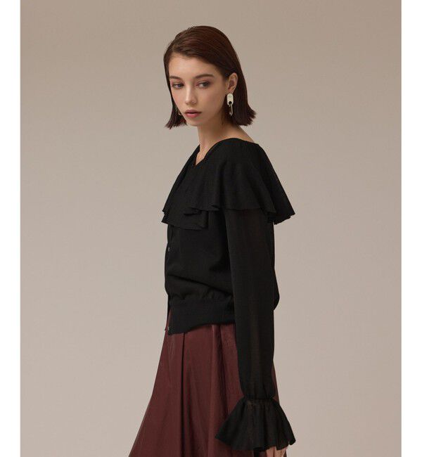 Diagram「フリルニットカーディガン」|カーディガン|