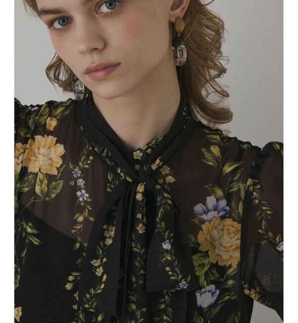 Diagram「フラワープリントティアードワンピース」|ワンピース|