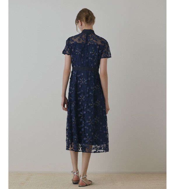 GRACE CONTINENTAL「フラワ－フレアドレス」|ドレス|