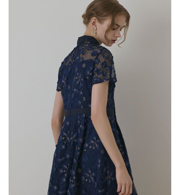 GRACE CONTINENTAL「フラワ－フレアドレス」|ドレス|