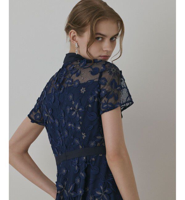 GRACE CONTINENTAL「フラワ－フレアドレス」|ドレス|