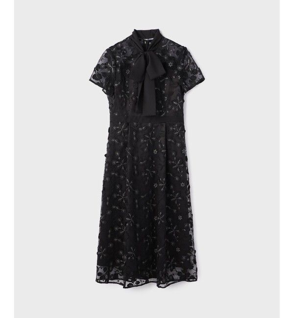 GRACE CONTINENTAL「フラワ－フレアドレス」|ドレス|