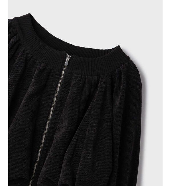 GRACE CONTINENTAL「バルーンモールカットカーディガン」|カーディガン|