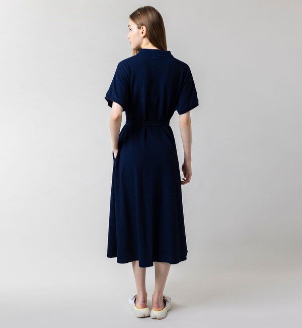 LACOSTE「インディゴ 鹿の子ポロドレス ワンピース」|ワンピース|