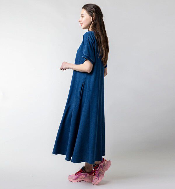 LACOSTE「インディゴ 鹿の子ポロドレス ワンピース」|ワンピース|