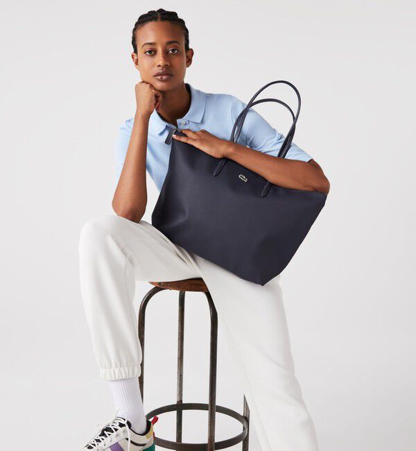 LACOSTE「L.12.12 プチピケ ラージ トートバッグ」|トートバッグ|