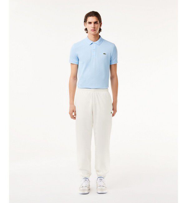 LACOSTE「耐水透湿トラックパンツ」|その他|ホワイト