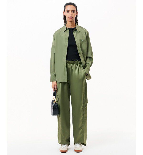 LACOSTE「ワンポイントリブニットスリムセーター」|Tシャツ・カットソー|