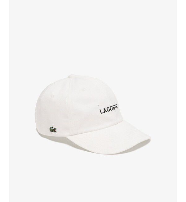 LACOSTE「ブランドロゴステッチローキャップ」|キャップ・キャスケット|