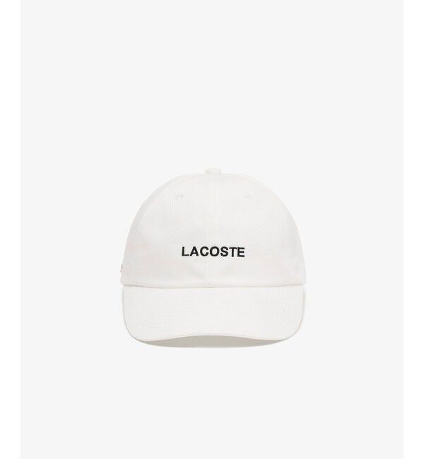 LACOSTE「ブランドロゴステッチローキャップ」|キャップ・キャスケット|