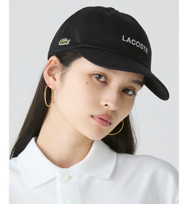 LACOSTE「ブランドロゴステッチローキャップ」|キャップ・キャスケット|