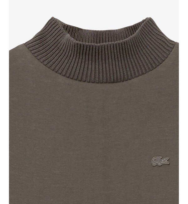 LACOSTE「ダンボールニットドレス / ハイネックワンピース」|ワンピース|