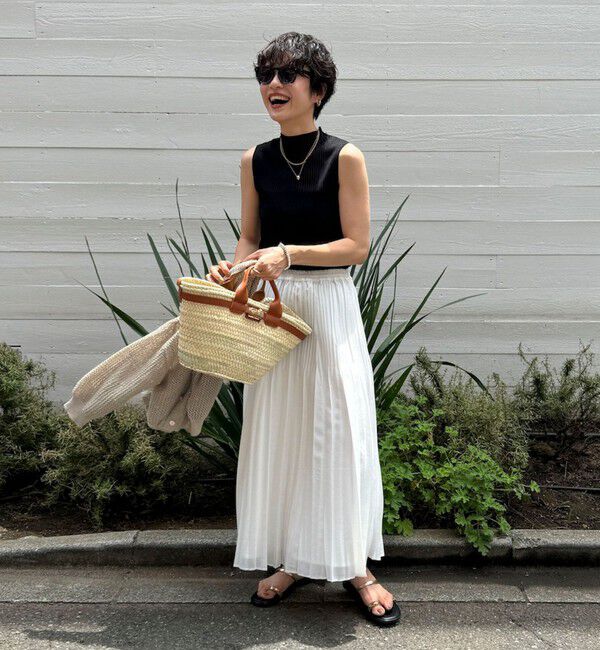 NOLLEY'S「オーガンジープリーツスカート」|スカート|