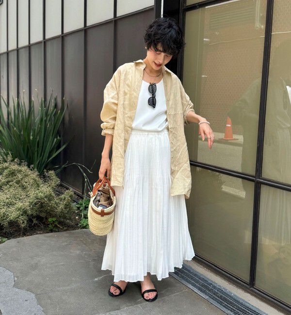 NOLLEY'S「オーガンジープリーツスカート」|スカート|