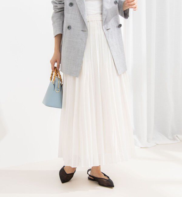 NOLLEY'S「オーガンジープリーツスカート」|スカート|