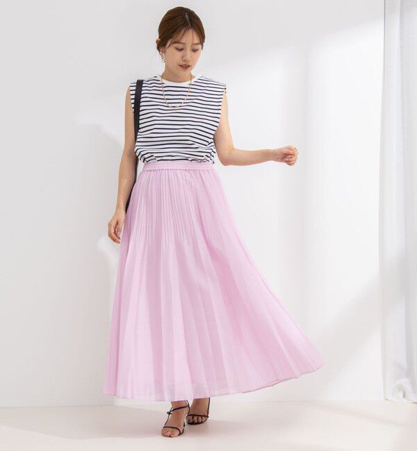 NOLLEY'S「オーガンジープリーツスカート」|スカート|
