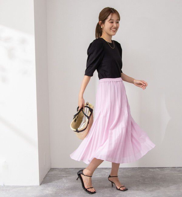 NOLLEY'S「オーガンジープリーツスカート」|スカート|