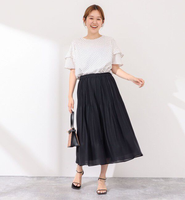 NOLLEY'S「オーガンジープリーツスカート」|スカート|