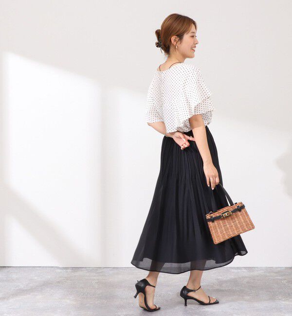 NOLLEY'S「オーガンジープリーツスカート」|スカート|