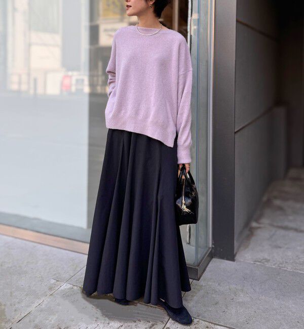 NOLLEY'S「【追加】【WEB＆一部店舗限定色あり】ウォッシャブルヴィンテージタフタマチ入りマキシスカート」|スカート|