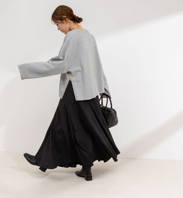 NOLLEY'S「【追加】【WEB＆一部店舗限定色あり】ウォッシャブルヴィンテージタフタマチ入りマキシスカート」|スカート|