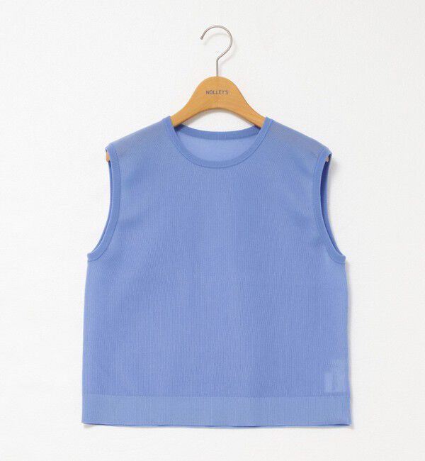 NOLLEY'S「《アンサンブル対応》ハーフシアーノースリーブプルオーバーニット」|ニット・セーター|