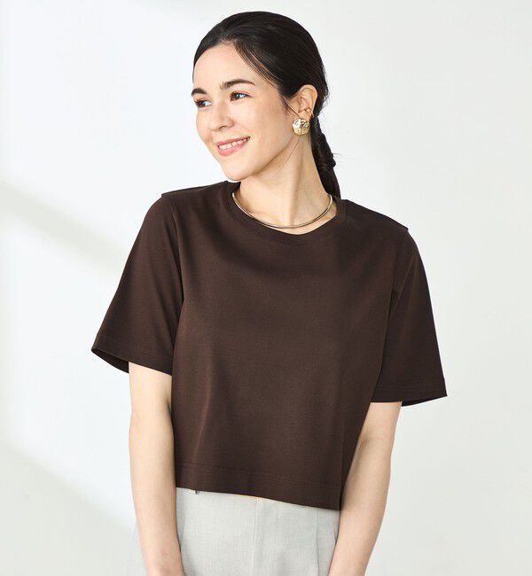 NOLLEY'S sophi「W&W ショート丈Tシャツ」|Tシャツ・カットソー|