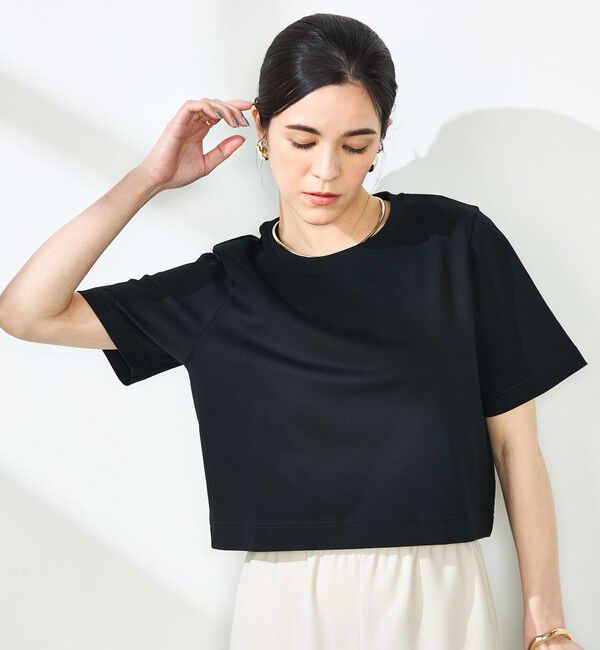 NOLLEY'S sophi「W&W ショート丈Tシャツ」|Tシャツ・カットソー|