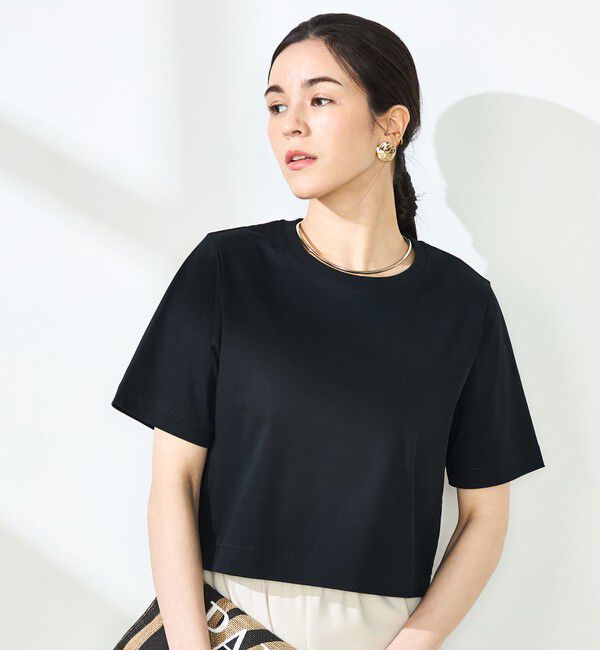 NOLLEY'S sophi「W&W ショート丈Tシャツ」|Tシャツ・カットソー|