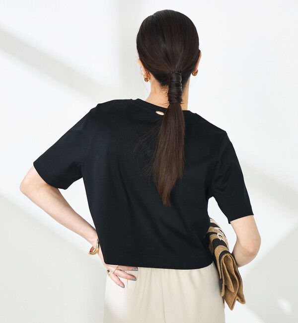 NOLLEY'S sophi「W&W ショート丈Tシャツ」|Tシャツ・カットソー|